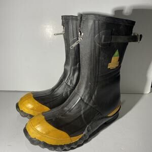 Servus Fire Fighter Rubber Insulated Boots Size 11 Steel Toe Rescue Pac Men’s